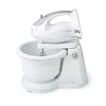 Nedis mixeur batteur � main 200w 5 vitesses fonction turbo blanc