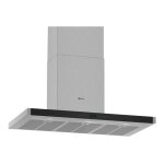 Neff n 70 d95bmp5n0 - hotte - chemine plate - largeur : 89. 8 cm - profondeur : 50 cm - extraction et ...
