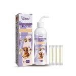 Nettoyant auriculaire pour chiens et chats, traitement contre les infections auriculaires, elimine les ...