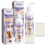 Nettoyant auriculaire pour chien, traitement des infections auriculaires pour chiens et chats, elimine ...