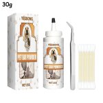 Nettoyant pour oreilles d'animaux domestiques, poudre pour eliminer l'excs de poils, anti - acariens, ...