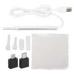 Nettoyeur d'oreilles compact 3 en 1, appareil photo pour enlever le cérumen, endoscope, enregistrement ... Nettoyeur d'oreilles compact 3 en 1, appareil photo pour enlever le cérumen, endoscope, enregistrement ...