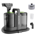 Nettoyeur de tapis 450w workpro, shampouineuse canape, nettoyeur moquettes avec double reservoirs 1, ...