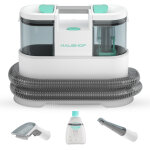 Nettoyeur de tapis haushof, shampouineuse canape avec moteur puissant de 450 w, injecteur extracteur, ...