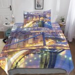 New york housse de couette enfant de new york d imprim�� parure de lit housses de couettes en microfibre ...
