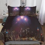 New york housse de couette parure de lit de housses de couettes new york parure de couette d microfibre ...