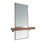 Ángel cerd� - meuble d'entr�e en noyer avec miroir et console - meuble d'entr�e avec tiroirs soft - ...