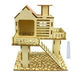 Niche en bois pour hamster, villa multi - etages, cabane pour petits animaux, 5 styles