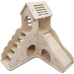 Niches et cachettes pour cochons d'inde, cachette en bois pour cochons d'inde, maison pour deux hamsters, ...