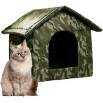 Niche chaude pour chat, abri exterieur impermeable pour chaton, niche isolee et resistante aux intemperies ... Niche chaude pour chat, abri exterieur impermeable pour chaton, niche isolee et resistante aux intemperies ...