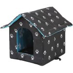 Niche d'ext�rieur pour chat facile a laver pliable avec coussin amovible r�sistant aux intemp�ries abri ...