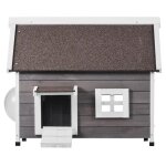 Niche d'extérieur résistante aux intempéries - duoku - maison d'extérieur en bois - pour chat sauvage ... Niche d'extérieur résistante aux intempéries - duoku - maison d'extérieur en bois - pour chat sauvage ...