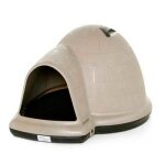 Niche en plastique pour chiens indigo