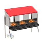 Niche de ponceuse 3 départements 82x47x77 cm avec plateau a ¿ufs avec pieds, pour jusqu'à 18 poules Niche de ponceuse 3 départements 82x47x77 cm avec plateau a ¿ufs avec pieds, pour jusqu'à 18 poules
