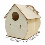 Nid de colibri en bois naturel pour jardin, maisons de colibri en bois, hirondelle de cric, range de ...