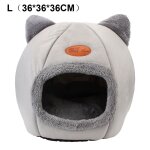 Nid d'hiver pliable pour animaux de compagnie, tapis de couchage doux pour animaux de compagnie, niche ...