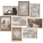 Nielsen design p�le - m�le mixed colours pour 8 photos 10x15 galerie bois