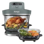 Ninja crispi pro 7 - in - 1 unique autonome 2050 w friteuse d'air chaud gris et transparent