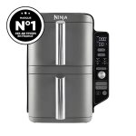 Ninja sl400eu - friteuse avec peu d'huile - 9. 5 litres - 2. 47 kwatt - gris