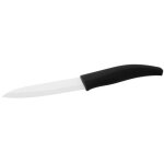 Nirosta 41733 couteau de cuisine en c�ramique, couteau a d�couper, lame de 12, 5cm, blanc, noir, c�ramique, ...