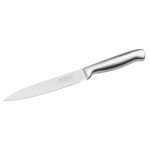 Nirosta 41830 couteau de cuisine, couteau a d�couper, lame de 12cm, argent�, acier inoxydable, 24x2, ...