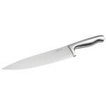 Nirosta 41834 couteau de cuisine, couteau a d�couper, lame de 20cm, argent�, acier inoxydable, 33x5cm ...