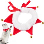 No�l collier pour animaux de compagnie, collier de noel chien chat, echarpe r�glable collier pour chat ...