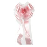 Noeud tulle individuel rose 100 mm Noeud tulle individuel rose 100 mm