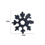 Noir - 62x62mm - cl multifonction 18 en 1 cl allen tire bouchon pour l'extrieur cl multifonctionnelle ...