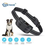 Le noir - collier anti aboiement pour chiens, rechargeable, anti aboiement, pour grands, moyens et petits ...