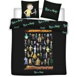 Noname rick & morty - parure de lit 240x220cm - story train '100% coton