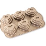 Nordic ware moule a muffins 3d en forme de coeur et couronne Nordic ware moule a muffins 3d en forme de coeur et couronne