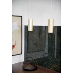 Nordlux alanis plafonnier suspendu slim en laiton gu10