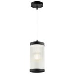 Nordlux coupar plafonnier suspension slim noir ip33 e27