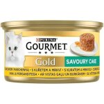 Nourriture pour chat - purina - gourmet gold - poulet - carotte - 85 g