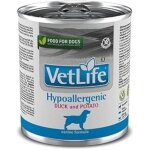 Nourriture humide hypoallerg�nique pour chien - farmina - vet life natural diet - canard & pommes de ...