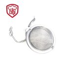 Nouveau 304 acier inoxydable th vidange chane passoire a th assaisonnement boule a th gadget de cuisine, ...