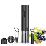 Nouveau jeu de tire - bouchon electrique, ouvre - bouteille de vin automatique avec coupe - feuille pour ...