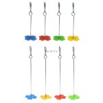 Nouveau jouet en acier inoxydable pour perruches et oiseaux, fourchette a fruits pour l'alimentation ...