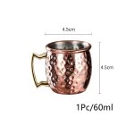 Nouveau refroidisseur de bire en mtal en acier inoxydable, tasses a vin, caf, th, lait, 60ml / 300ml ...