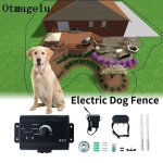 Eu - nouveau syst�me de cl�ture electrique sans fil pour chien, rechargeable, r�cepteur de collier'entra�nemen ...