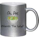 Nouveaut oh, dor, o est la salade ? oh, gros, o est mon argent ? gavin & stacey tasse a paillettes ...