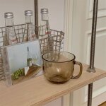 Nouveauté verre a eau transparent avec couvercle en 3d, joli mug en borosilicate, pour boire du café, ... Nouveauté verre a eau transparent avec couvercle en 3d, joli mug en borosilicate, pour boire du café, ...