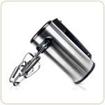 Nouvelhorizonstore - 8460 elegance inox 400, batteur �lectrique, 2 fouets et 2 crochets � p�trin, 400 ...