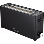 Nouvelhorizonstore - 8828 happy toast, grille pain toaster, 1 longue fente, 1 tranche baguette, thermostat ...
