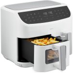 Nouvelhorizonstore - air fryer p20 xxl double compartiment (fonction dual cook & sync finish, fen�tre ...