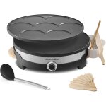 Nouvelhorizonstore - cr�pi�re �lectrique, fabrication fran�aise, thermostat r�glable, 2 plaques interchangeabl ...
