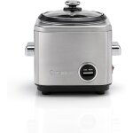 Nouvelhorizonstore - cuisinart rice cooker 400g riz et c�r�ales multicuiseur vapeur et maintien au chaud ...