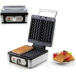 Nouvelhorizonstore - do9047w gaufrier - appareil � gaufres - gaufres rectangulaires 4x7 - 1400w - inox ...