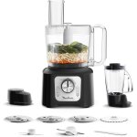 Nouvelhorizonstore - double force compact robot cuisine multifonction, bol 3l, 800w, 2 vitesses + pulse, ...